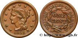 UNITED STATES OF AMERICA 1 Cent Liberté “Braided Hair” 1851 Philadelphie AU 