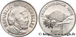 SEYCHELLES 1 Rupee Président Mancham 1976  MS 