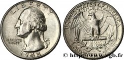 UNITED STATES OF AMERICA 1/4 Dollar Georges Washington 1942 Philadelphie