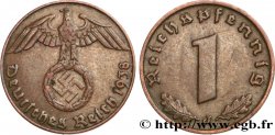 ALEMANIA 1 Reichspfennig aigle et swastika 1939 Hambourg