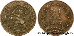 PAESI BASSI 2 1/2 Cents lion couronné 1898 Utrecht