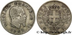 ITALIA 1 Lira Victor Emmanuel II 1863 Milan