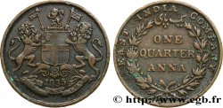 INDIA BRITÁNICA 1/4 Anna East India Company 1835 Calcutta