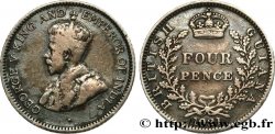 GUYANA 4 Pence Georges V 1921 