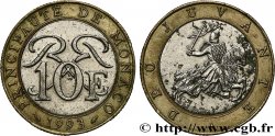 MONACO 10 Francs monogramme de Rainier III 1993 Paris