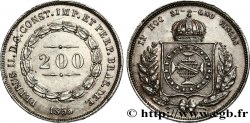 BRASILIEN 200 Reis Pierre II 1855 