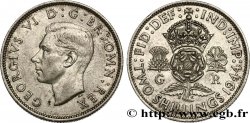 VEREINIGTEN KÖNIGREICH 1 Florin (2 Shillings) Georges VI 1944  VZ 