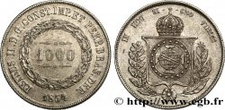BRASILE 1000 Reis Empereur Pierre II 1854 