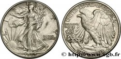 STATI UNITI D AMERICA 1/2 Dollar Walking Liberty 1942 Philadelphie