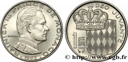 MONACO 1 Franc Rainier III 1982 Paris