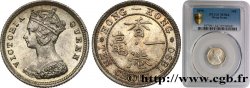 HONG KONG 10 Cents Victoria 1890 