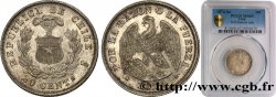 CHILI - RÉPUBLIQUE 20 Centavos 1874 Santiago