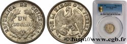 CHILI 1 Decimo condor 1887 Santiago - S° FDC65 PCGS