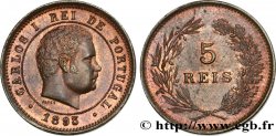 PORTUGAL 5 Réis Charles Ier 1893  MS 