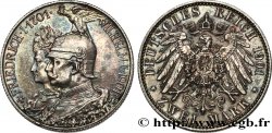 ALLEMAGNE - PRUSSE 2 Mark Guillaume II 200e anniversaire de la Prusse 1901 Berlin