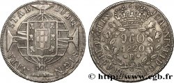 BRÉSIL 960 Reis Jean VI 1820 Rio de Janeiro TTB 