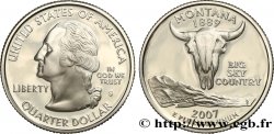 STATI UNITI D AMERICA 1/4 Dollar Montana - Silver Proof 2007 San Francisco