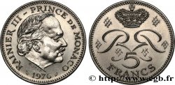 MONACO 5 Francs Rainier III 1976 Paris