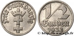 DANZIG (FREIE STADT) 1/2 Gulden 1932 