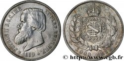 BRAZIL 2000 Reis Pierre II 1869 
