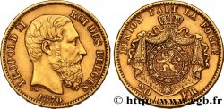 GOLD, PALLADIUM & PLATINUM INVESTMENT 20 Francs or Léopold II 1870 Bruxelles