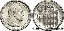 MONACO 1/2 Franc Rainier III  1974 Paris
