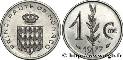 MONACO 1 Centime écu couronné 1977 Paris