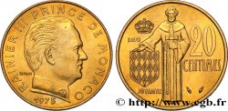 MONACO 20 Centimes Rainier III 1975 Paris