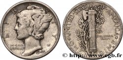 UNITED STATES OF AMERICA 1 Dime Mercury 1942 Philadelphie