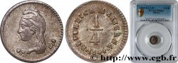 MEXICO - REPUBLIC 1/4 Real 1844 Guanajuato