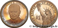 STATI UNITI D AMERICA 1 Dollar Lyndon B. Johnson - Proof 2015 San Francisco