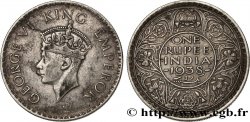 INDIA BRITÁNICA 1 Rupee (Roupie) Georges VI 1938  Bombay MBC 