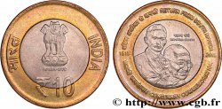 INDIA 10 Roupies retour d’Afrique du Sud de Gandhi 2015 