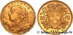SUIZA 20 Francs  Vreneli  1926 Berne