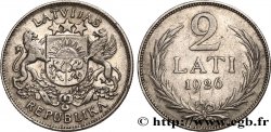 LATVIA 2 Lati 1926  AU 
