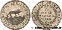 GERMANY - ANHALT 1/6 Thaler Alexandre-Charles 1856 Berlin