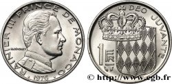 MONACO 1 Franc Rainier III 1976 Paris