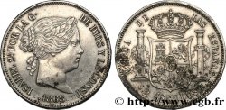 ESPAGNE 2 Escudos Isabelle II 1868 Madrid TTB+/SUP 