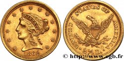 ÉTATS-UNIS D AMÉRIQUE 2 1/2 Dollars type “Liberty Head” 1862 Philadelphie