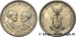 PHILIPPINES 50 Centavos création du Commonwealth Murphy-Quezon 1936 Manille