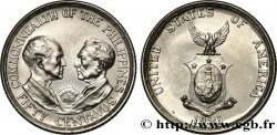 PHILIPPINES 50 Centavos création du Commonwealth Murphy-Quezon 1936 Manille SPL 