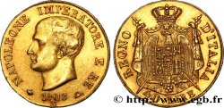 ITALY - KINGDOM OF ITALY - NAPOLEON I 40 Lire 1808 Milan