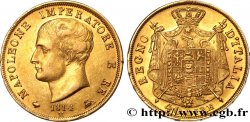 ITALY - KINGDOM OF ITALY - NAPOLEON I 40 Lire 1814 Milan
