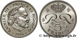 MONACO 5 Francs Rainier III 1976 Paris