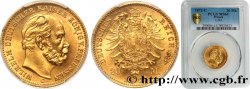 ALLEMAGNE - ROYAUME DE PRUSSE - GUILLAUME Ier 20 Mark, 1e type 1872 Francfort 