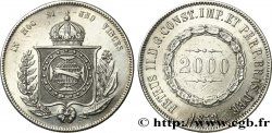 BRASILIEN 2000 Reis Pierre II 1853 