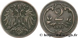 AUTRICHE 2 Heller 1897 Vienne TTB 