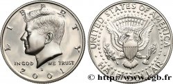 ÉTATS-UNIS D&nbsp;AMÉRIQUE 1/2 Dollar Kennedy Silver Proof 2001 San Francisco