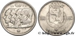 BELGIQUE 100 Francs portraits des quatre rois de Belgique, légende française 1950 