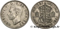ROYAUME-UNI 1/2 Crown Georges VI 1941 